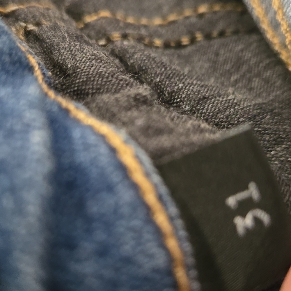 Flying Monkey Dark Blue Distressed Jeans - Picture 2 of 16